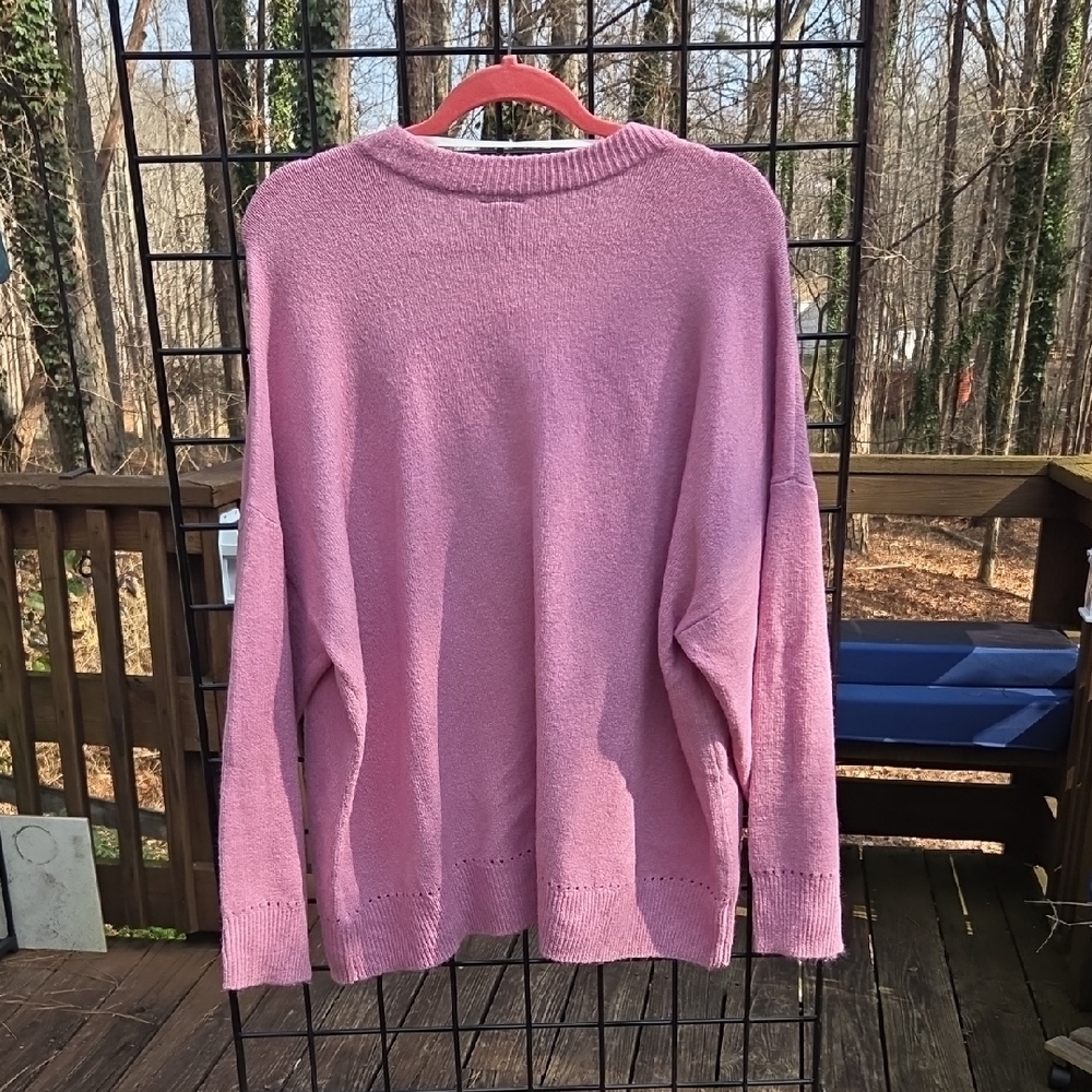 Torrid Super Soft Rose Pink Women's Button Up Cardigan - Picture 5 of 5